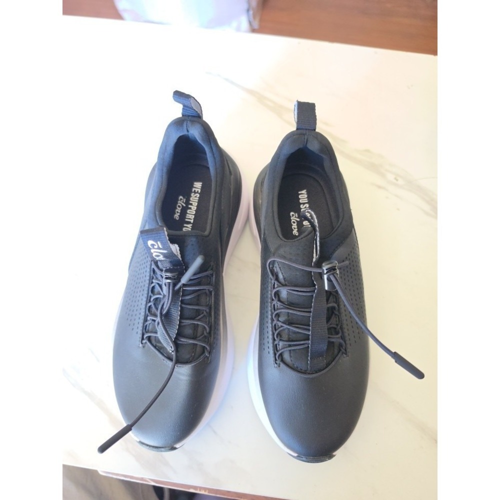 CLOVE Women's Supercush Forte Platform Comfort Sneakers Night Shift Black Size 7